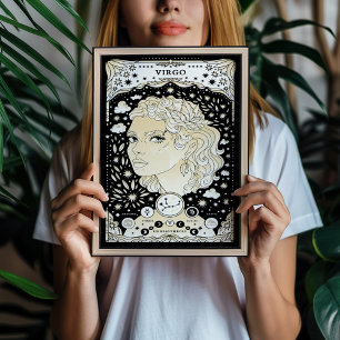 Virgem Preciso e Elegante - Poster do Zodíaco