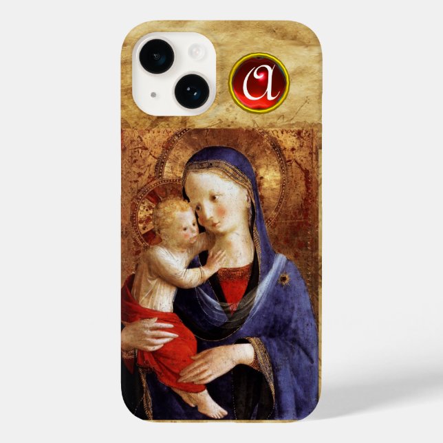 VIRGIN COM Monograma de Ruby Vermelha Infantil (Verso)