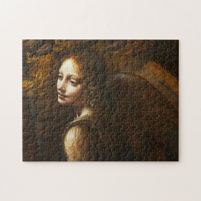 Virgin de da Vinci do quebra-cabeça do anjo das (Horizontal)