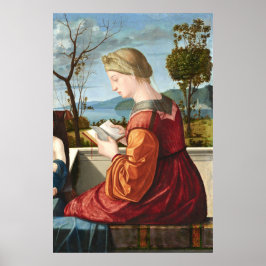 Virgin Reading - Vittore Carpaccio Fine Art Poster