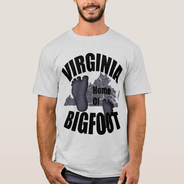 Virginia Home da camiseta Bigfoot (Frente)