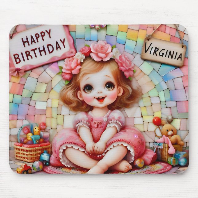 VIRGINIA ~ Menina Bonita ~ Mousepad (Frente)