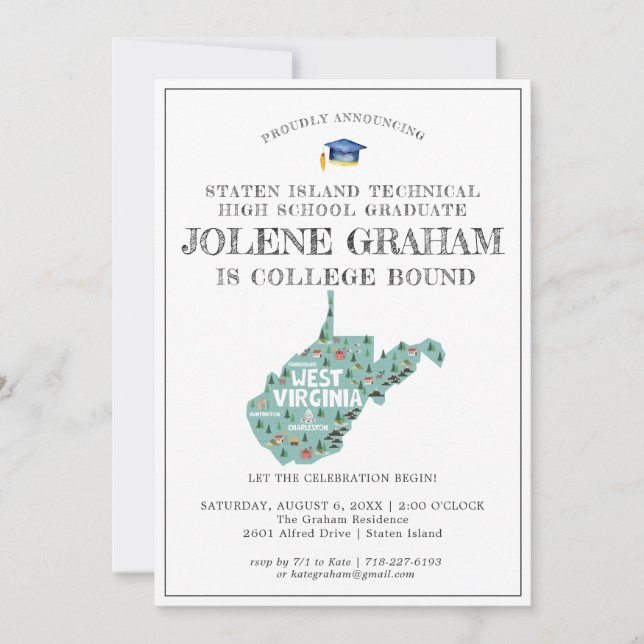 Virgínia Ocidental | Festa de formatura Colégio (Frente)