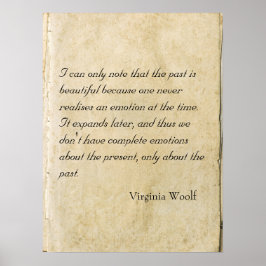Virginia Woolf cita poster