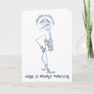 Virgo [ - BitchScope - ] Cartão de Aniversário