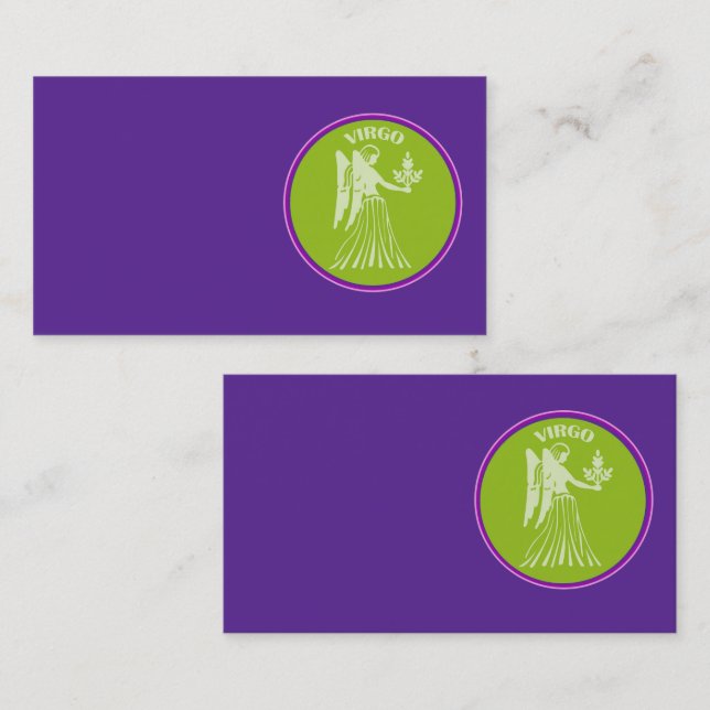 Virgo Cartão de visita (Frente/Verso)
