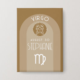 Virgo Custom Birthday Zodiac - Design moderno