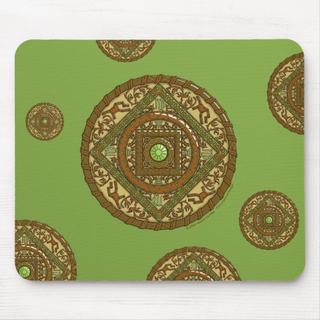 Virgo Mandala Mousepad (Frente)