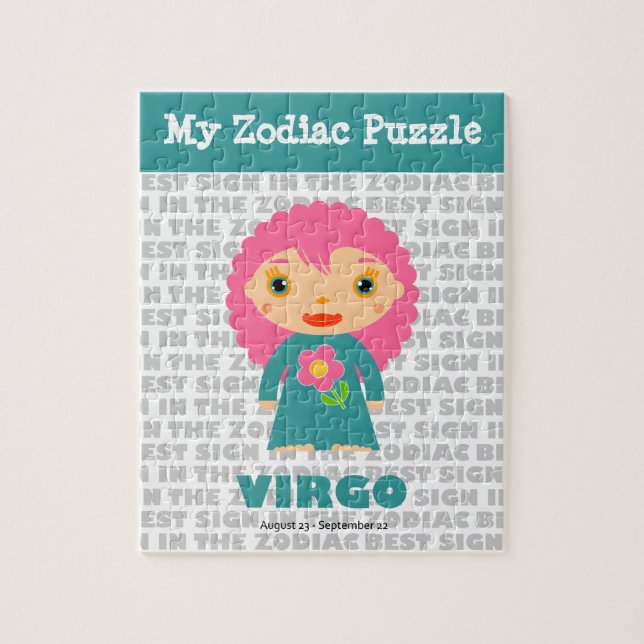 Virgo, meu Quebra-cabeça Zodiac (Vertical)