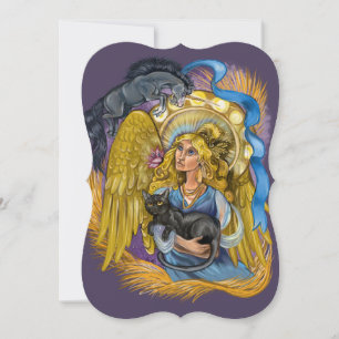 Virgo - Símbolo Zodiac Convite