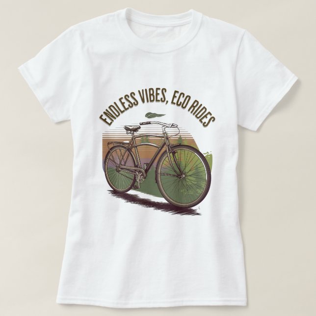 Vírus de ciclismo, Eco T-Shirt (Frente do Design)