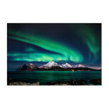 Visão dramática de Aurora Borealis