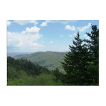 Visão Geral das Grandes Montanhas Fumos 14"X10"
