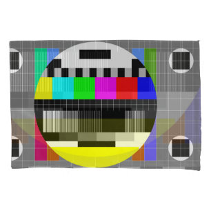 Visão geral de ausência de sinal da TV retrô.