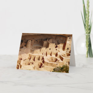 Visão Geral do Cliff Palace Cartão de Saudação do 