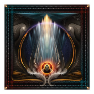 Visão Imperial Ampliação de Fotos de Arte Fractal