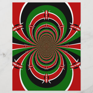 Visão Vibrante do Quênia: Arte Espelhada de Bandei