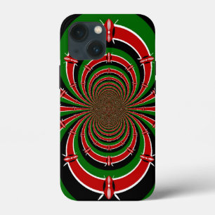 Visão vibrante do Quênia: design de bandeira do Qu