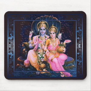 Vishnu & Lakshmi Mousepad