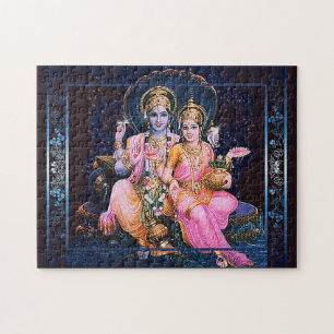 Vishnu & Lakshmi - quebra-cabeça grande