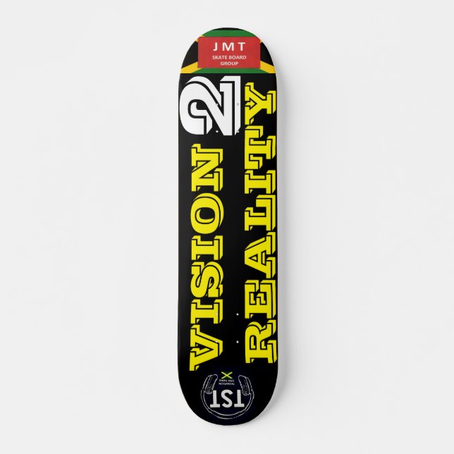 VISION 2 REALITY JMT 7, 3/4 pol., skateboard Deck (Frente)