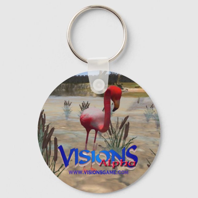 Visions Alpha Chaveiro - Flamingo (Frente)