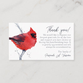 Visita 3,54x2,165 Cartão de Foto de Agradecimento de Fune