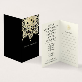 Visita Aconselhamento Espiritual, Psíquico - Cartão de vi