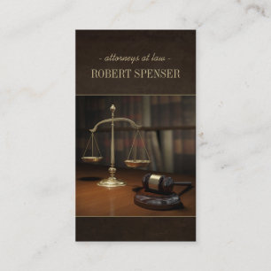 Visita Advogados no cartão do notário da escala de