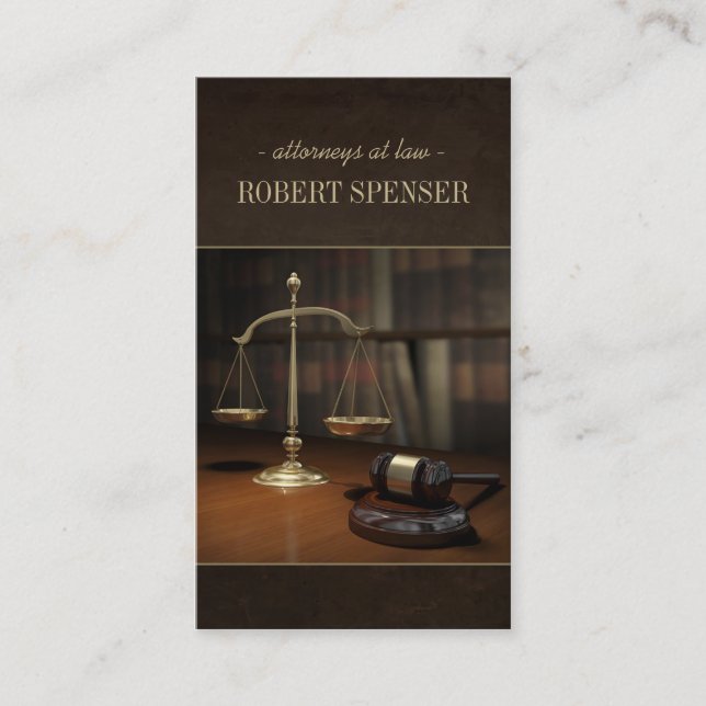 Visita Advogados no cartão do notário da escala de (Frente)