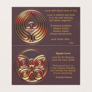 VISITA AMOR PBOQUIABERTO - CARTÃO DE TESTEMUNHO