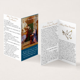 Visita Anúncio (1) - Cartão de Oração