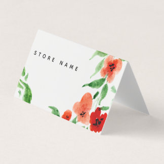 Visita Armazene a aguarela de dobramento do cartão de