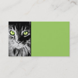 Visita arte de modelo de cartão de negócios de gatinho