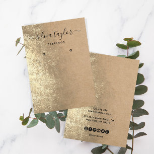 Visita Artesanato de caligrafia Cartão de exposição