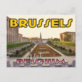 Visita Bruxelas, Bélgica Cartão postal