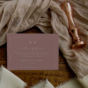 Visita Caridade de Casamento em vez de Cartão de Gabinete