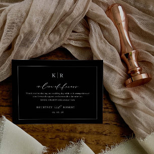 Visita Caridade de Casamento em vez de Cartão de Gabinete