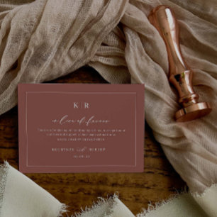 Visita Caridade de Casamento em vez de Cartão de Gabinete