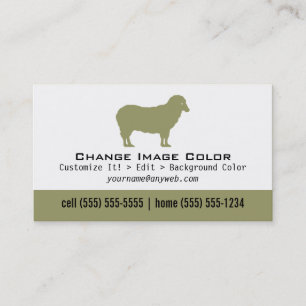 Visita Carneiros - cartão de assunto pessoal