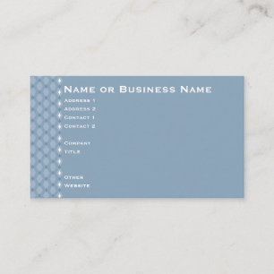 Visita Cartão azul de inverno de aço