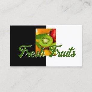 Visita Cartão com fruta fresco para bares de alimentação
