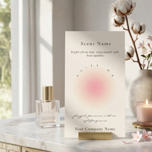 Visita Cartão de Amostra de Perfume de Fragrância de Vela