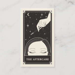 Visita Cartão de Atenção Celestial de Tarot de Olhos Cele