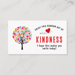 Visita Cartão de Ato de Gentileza Aleatório   Árvore da G