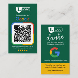 Visita Cartão de avaliação do Google com código QR
