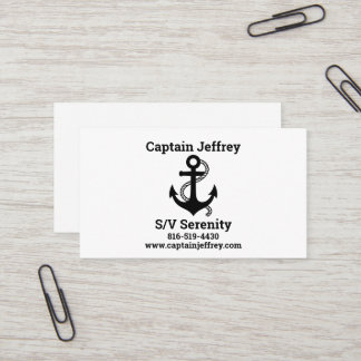 Visita Cartão de barco para o entusiasta da vela