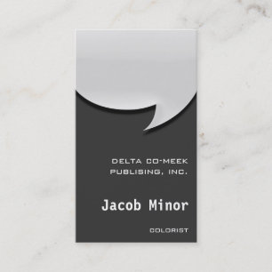 Visita Cartão de bolha do discurso [3d]