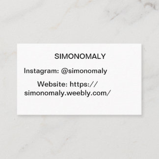 Visita Cartão de Buissness