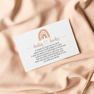 Visita Cartão de Chá de fraldas de Solicitação de Liv